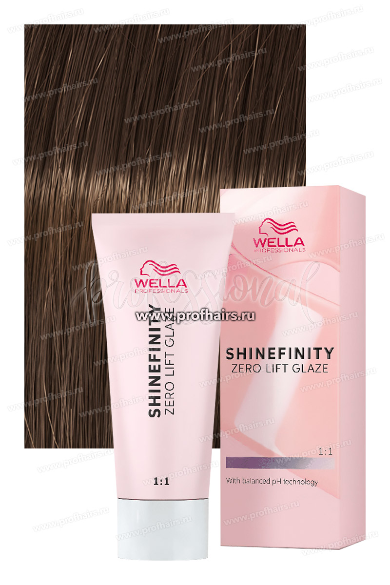 Wella Shinefinity 04/07 Горький шоколад 60 мл.