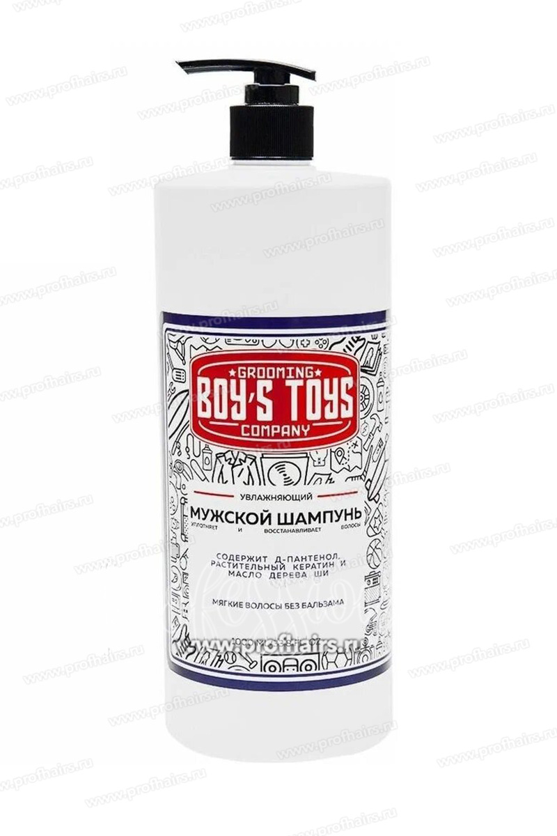 Boys Toys Увлажняющий мужской шампунь​ 1000 мл.