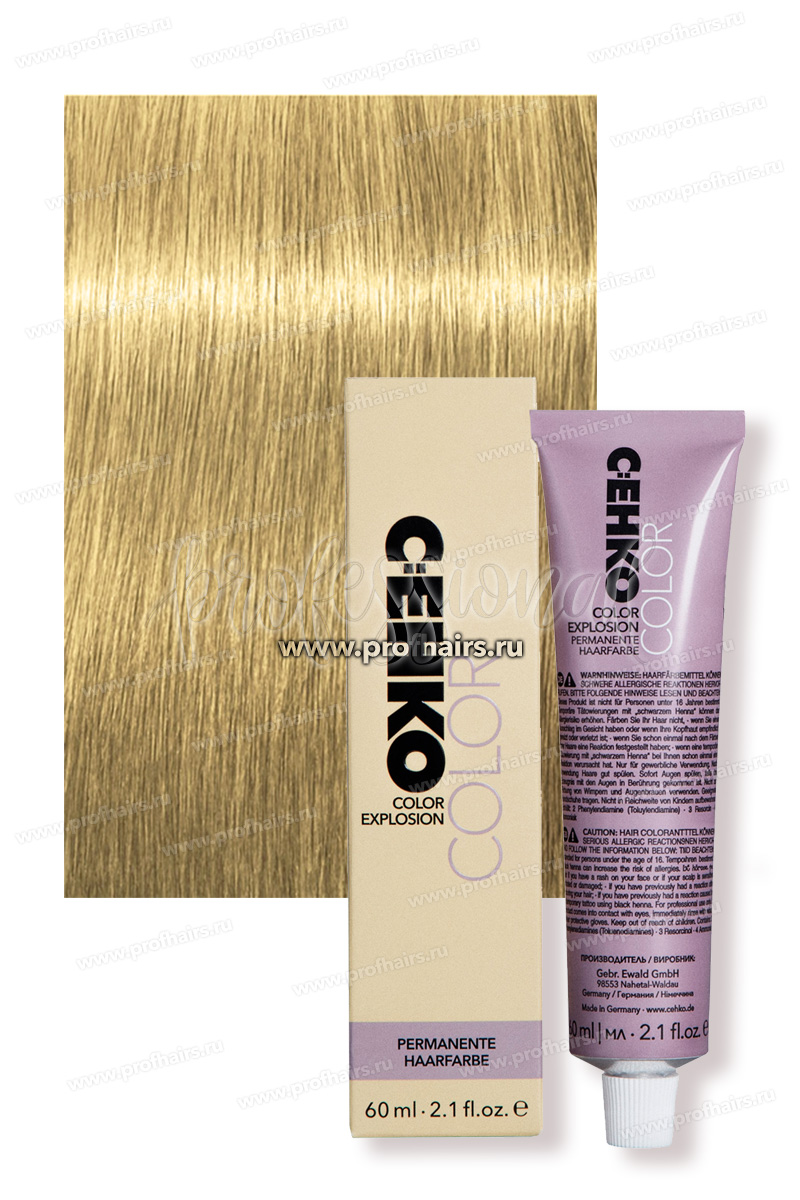 C:EHKO Color Explosion 10/30 Ультра-светлый золотистый блондин Крем-краска для волос 60 мл.
