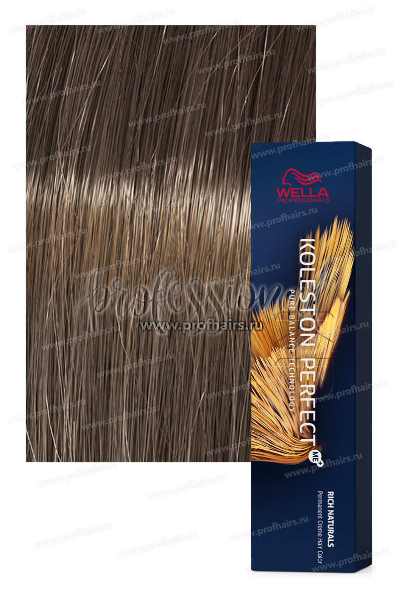 Wella Koleston Rich Natural 6/97 Темный блонд сандрэ коричневый Кофейный мусс 60 мл.