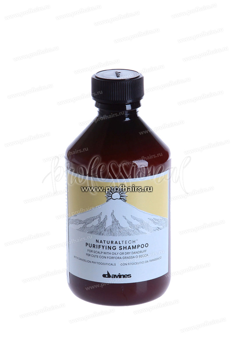 Davines Natural Tech Purifying Шампунь очищающий против перхоти 250 мл.