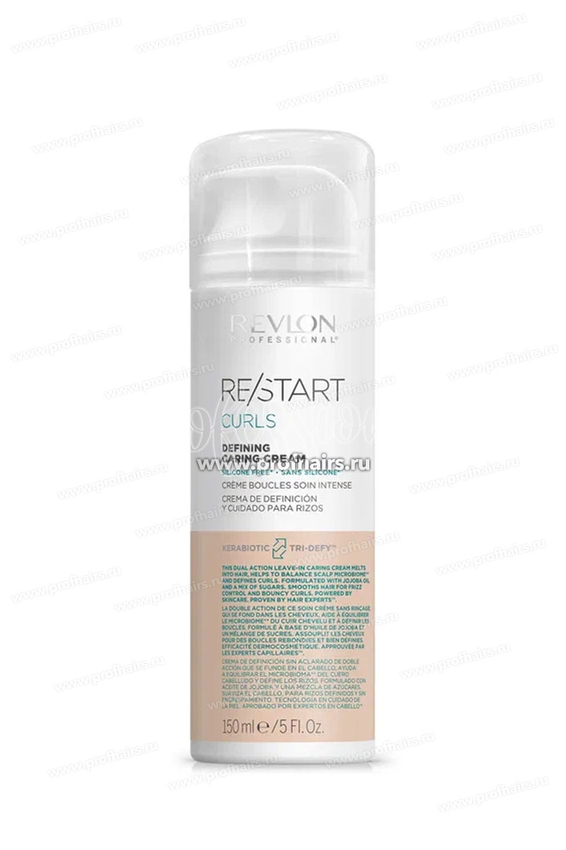 Revlon ReStart Curl Defining Caring Cream Ухаживающий крем для дефинирования локонов 150 мл.