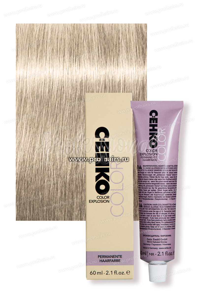 C:EHKO Color Explosion 12/70 Платиновый блондин с ванилью Крем-краска для волос 60 мл.