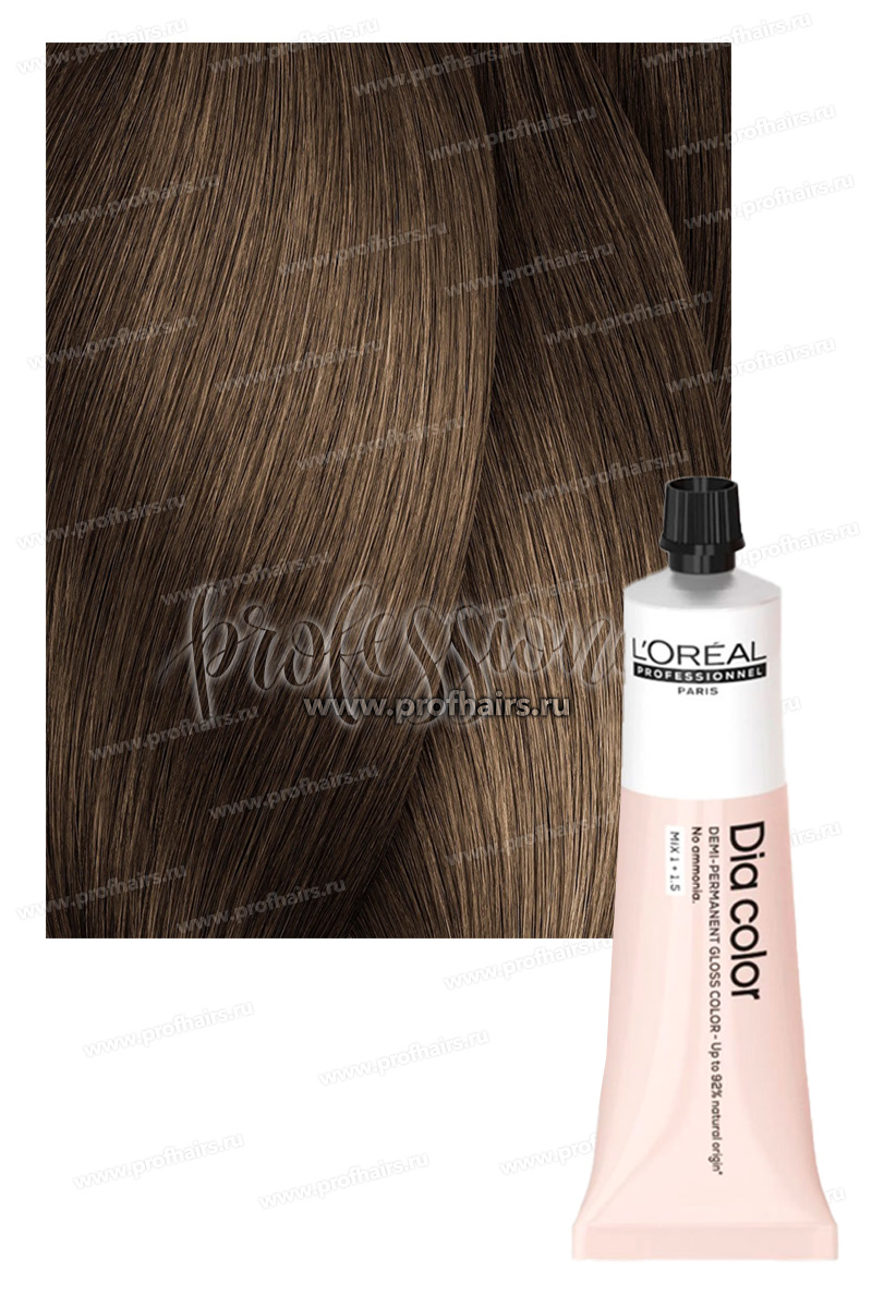 L'Oreal Dia Color Краситель-блеск демиперманентный 7.18 Блондин пепельный мокка 60 мл.