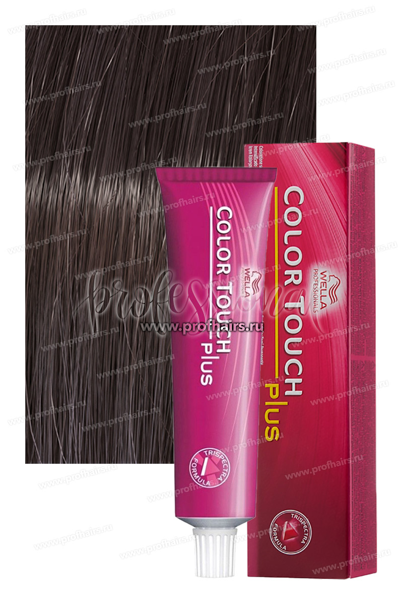 Wella Color Touch Plus 55/07 Кедр  Оттеночная крем-краска покрытие седины 70%  60 мл.