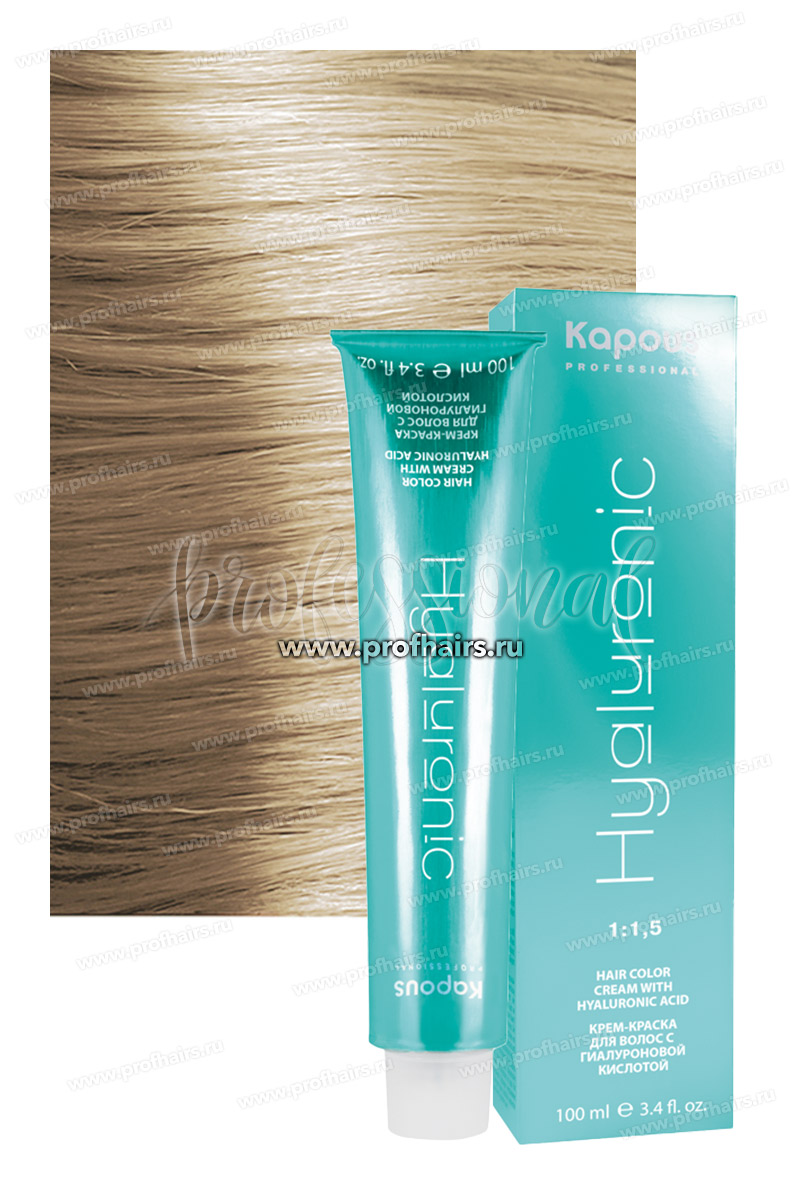 Kapous Hyaluronic Acid 9.0 Очень светлый блондин 100 мл