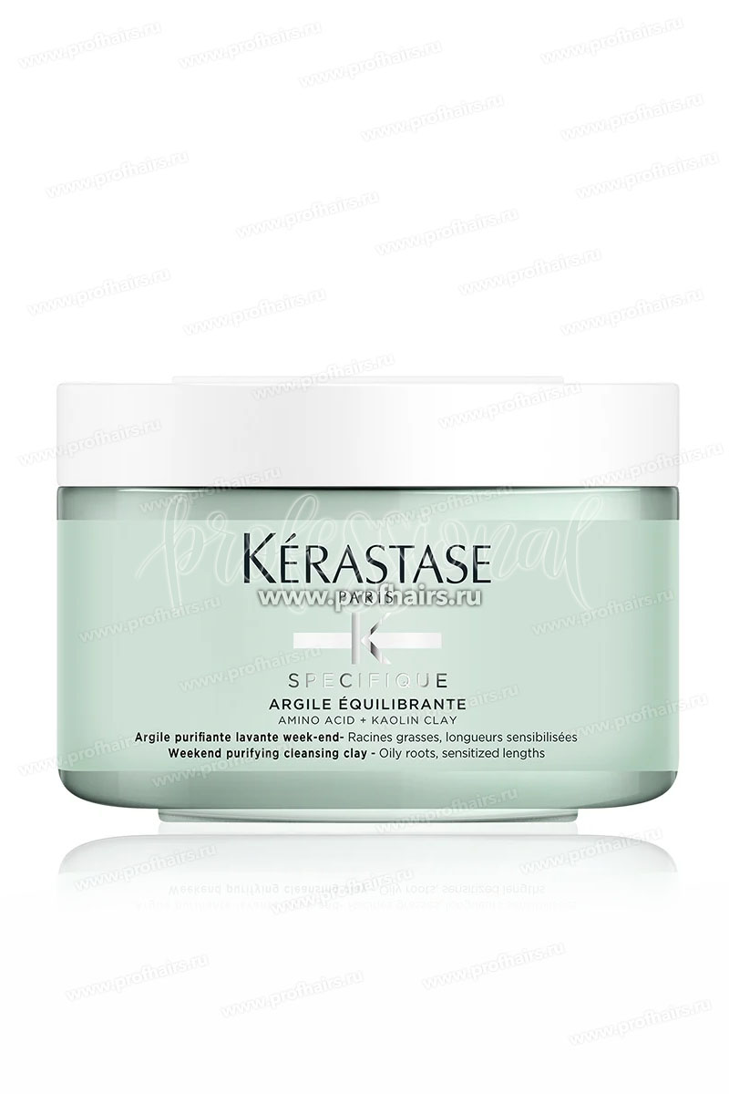 Kerastase Specifique Equilibrante Глиняная маска выводит токсины и интенсивно очищает и освежает кожу головы 250 мл.