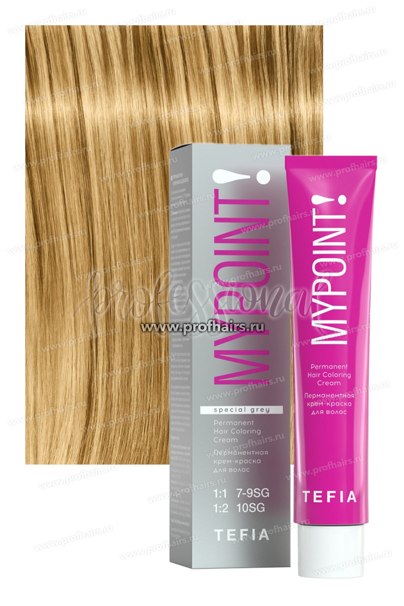 Tefia Mypoint Special Grey 10.80 Экстра светлый блондин коричневый для седых волос 60 мл.