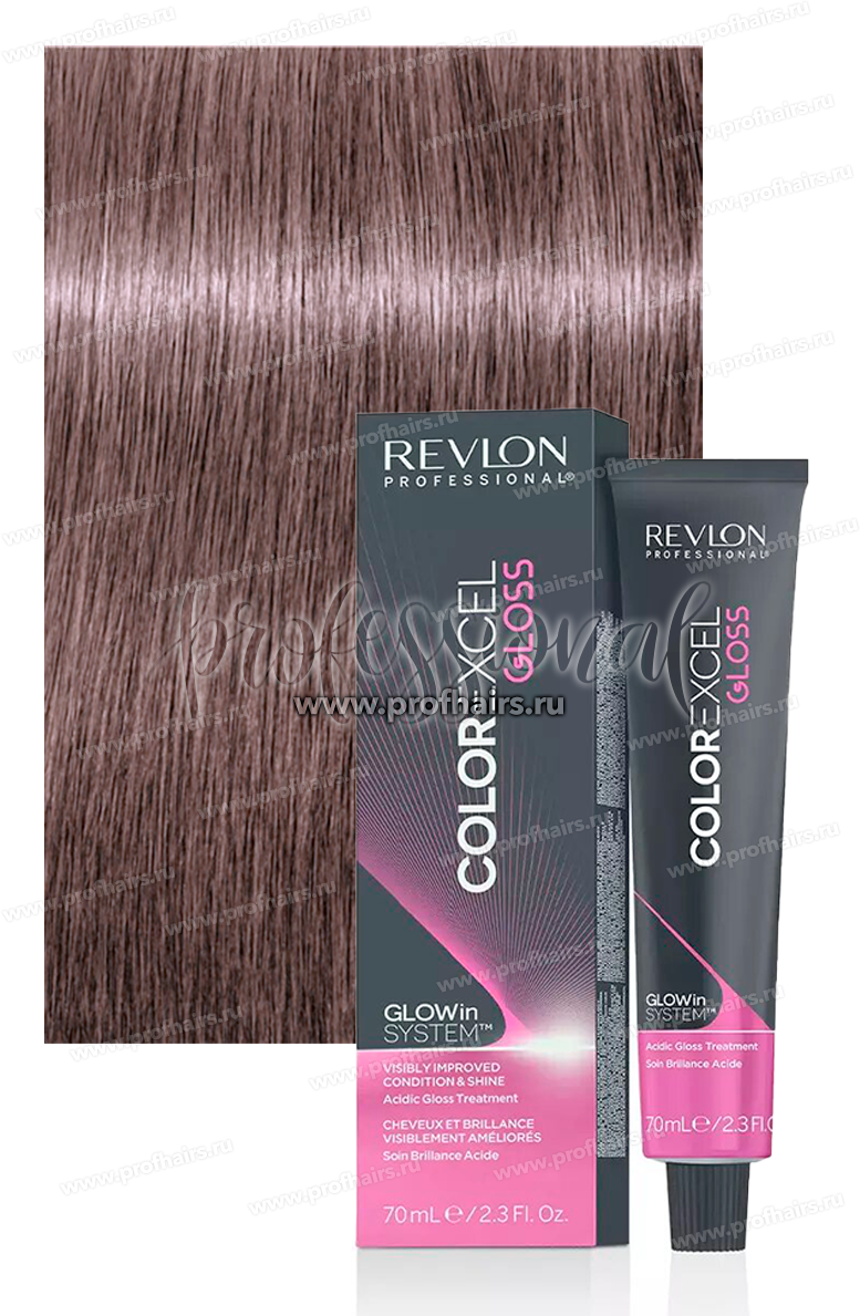 Revlon Color Excel Gloss 8.21 Кислотный краситель Глубокий тауп 70 мл.