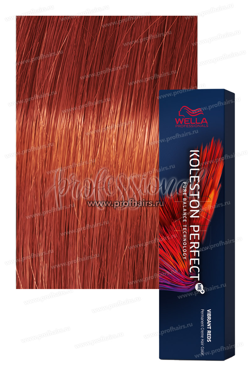 Wella Koleston Vibrant Reds 77/44 Блонд интенсивный красный интенсивный Вулканический красный 60 мл.
