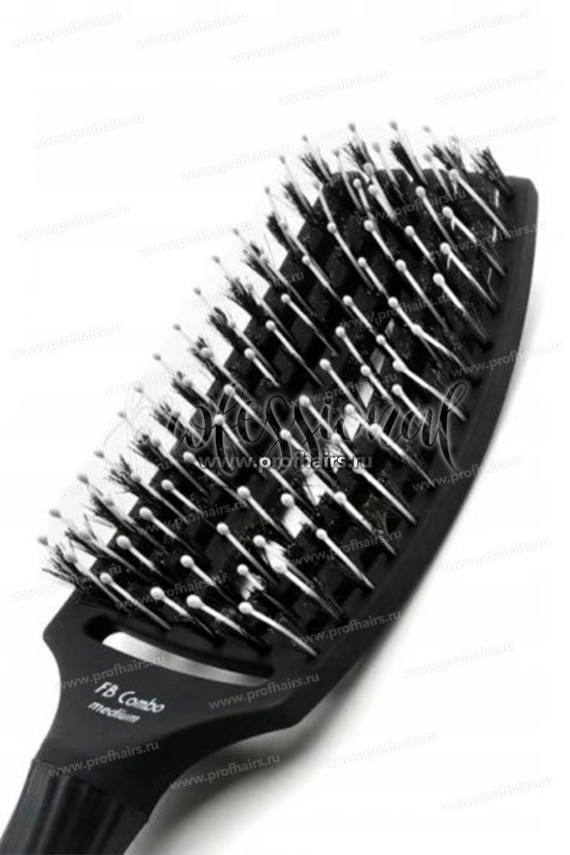 Olivia Garden Fingerbrush Combo Medium Щетка для волос комбинированная с натуральной щетиной и нейлоновыми щетинками