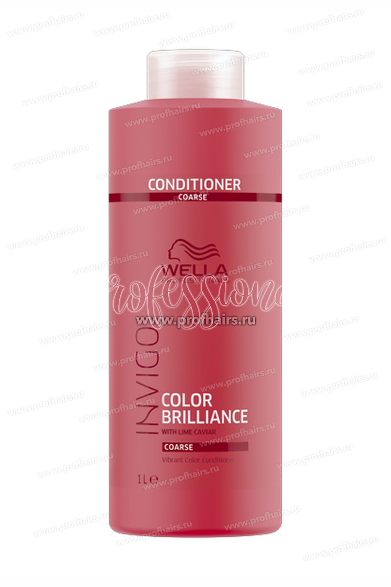 Wella Invigo Color Brilliance Бальзам-уход для защиты цвета жестких волос 1000 мл.