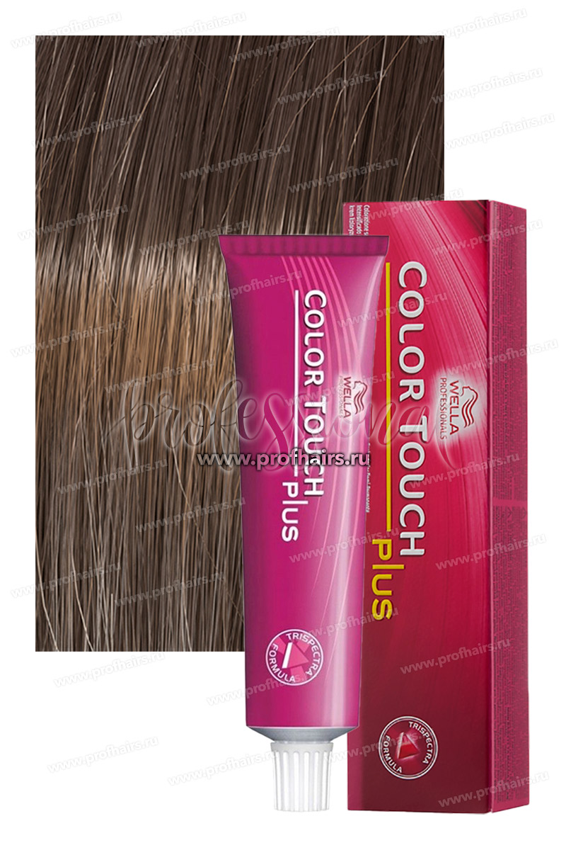 Wella Color Touch Plus 77/07 Олива  Оттеночная крем-краска покрытие седины 70%  60 мл.