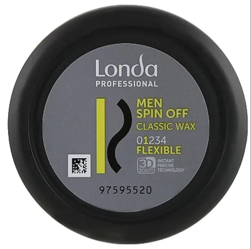 Londa Men Spin off Classic Wax  Воск для волос нормальной фиксации 75 мл.