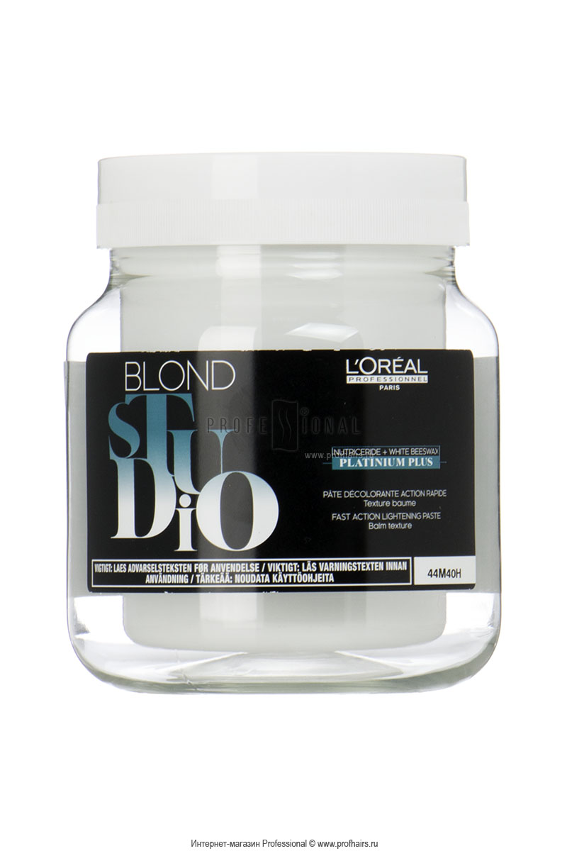 L'Oreal Blond Studio Platinium Plus Обесцвечивающая паста 500 мл.