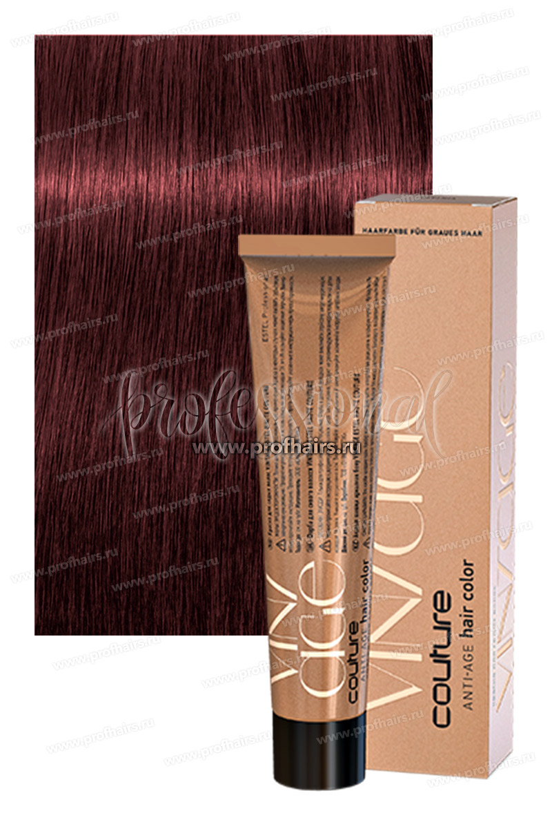 Estel Haute Couture Vintage Краска для седых волос 5/5 Светлый шатен красный 60 мл.