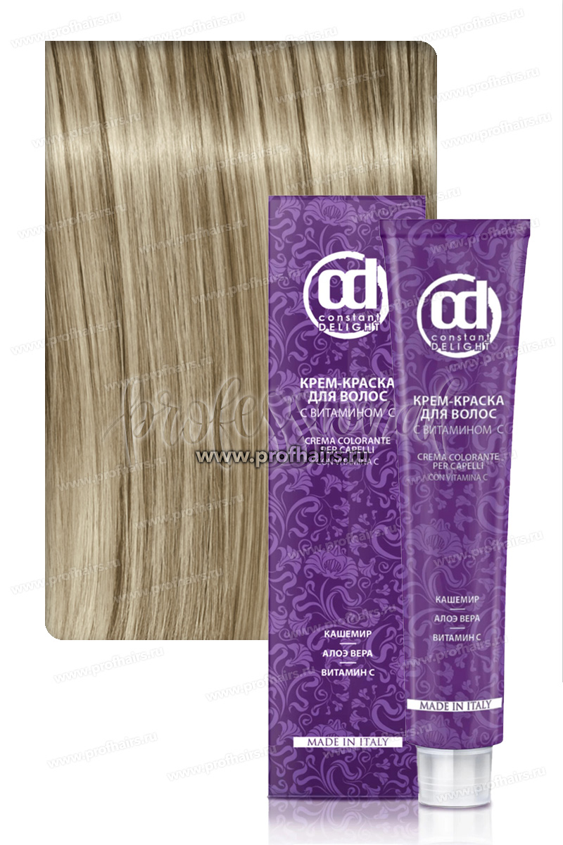 Constant Delight Крем-краска для волос с витамином С 10/41 Светлый блондин бежевый сандре 100 мл.