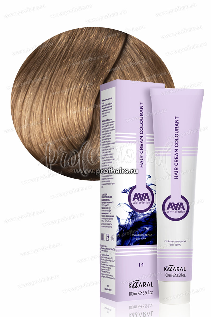 Kaaral AAA Стойкая краска для волос 9.38 Очень светлый бежевый блондин 100 мл.