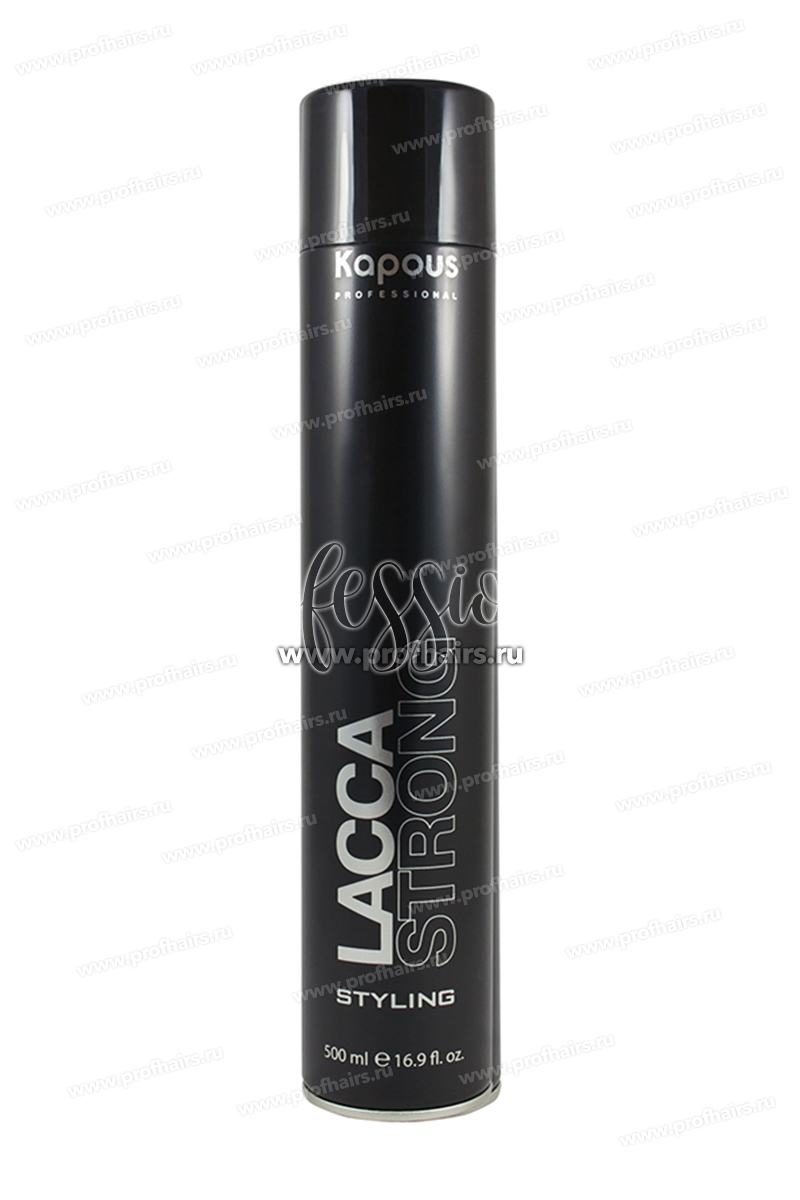 Kapous Styling Lacca Strong Лак аэрозольный для волос сильной фиксации 500 мл.