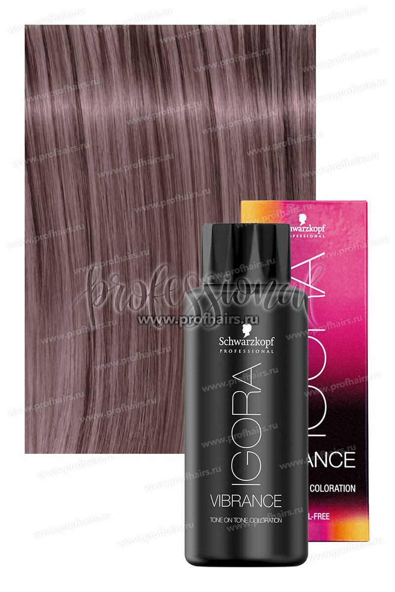 Schwarzkopf Igora Vibrance 8-19 Светлый русый сандрэ фиолетовый Безаммиачный краситель тон-в-тон 60 мл.