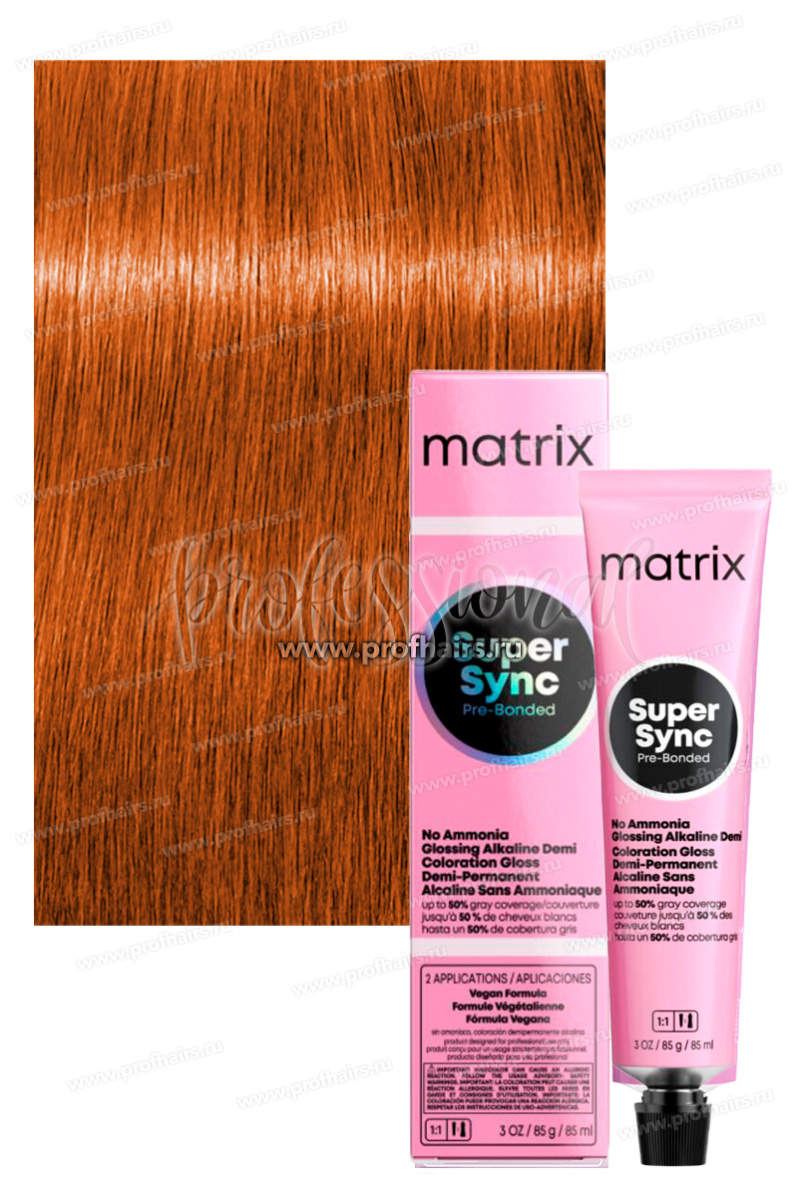Matrix Super Sync Pre-Bonded 7CC+/7.44 Блондин глубокий медный+ 90 мл.
