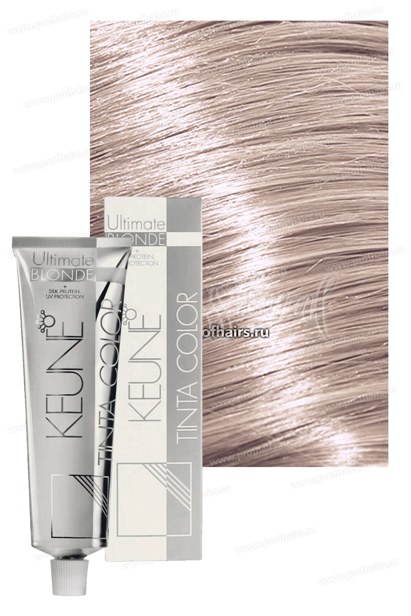 Keune Tinta color Ultimate Blonde Профессиональная осветляющая краска для волос 1012 Специальный пепельно-жемчужный блондин 60 мл.