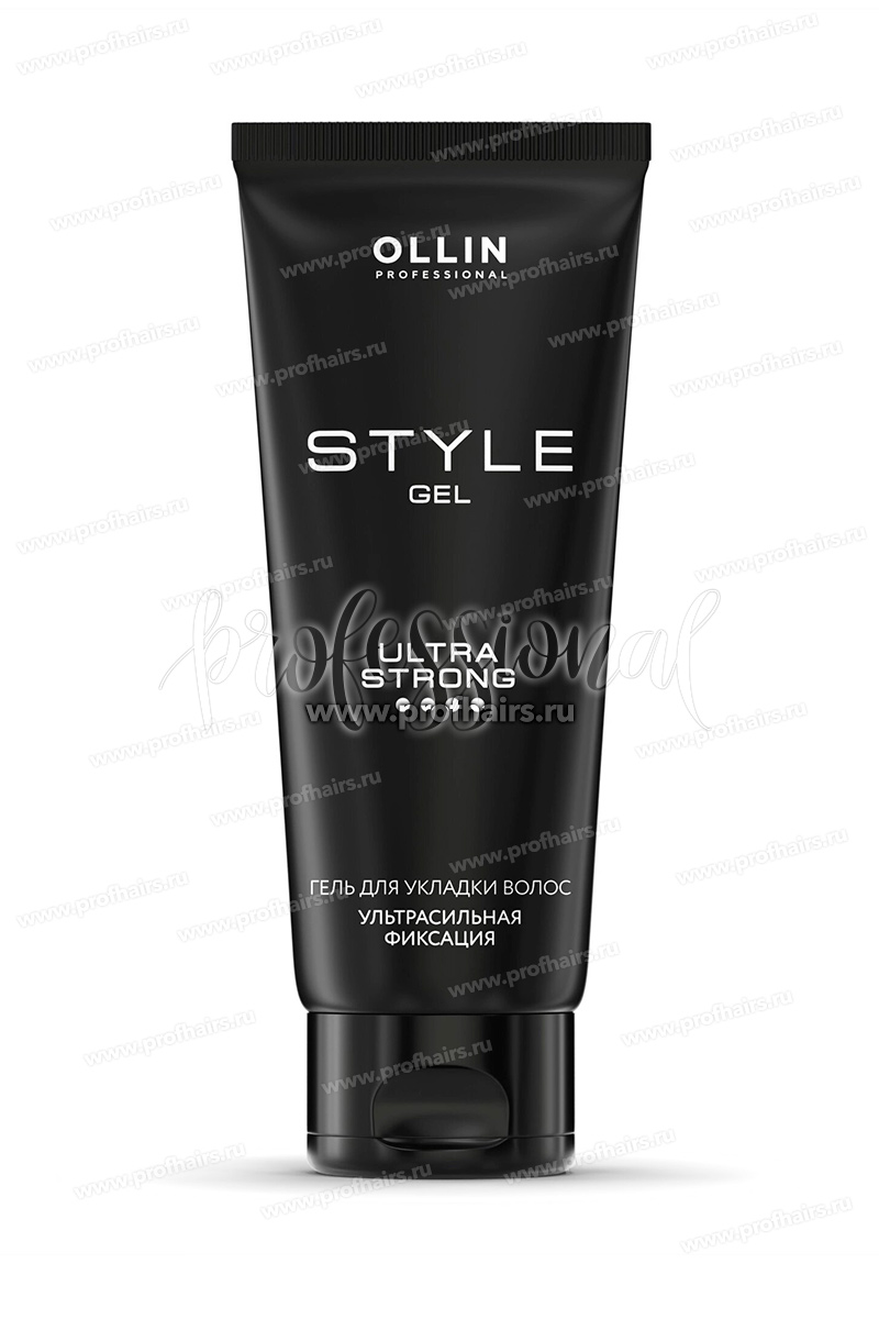 Ollin Style Гель для волос ультра сильной фиксации 200 мл.