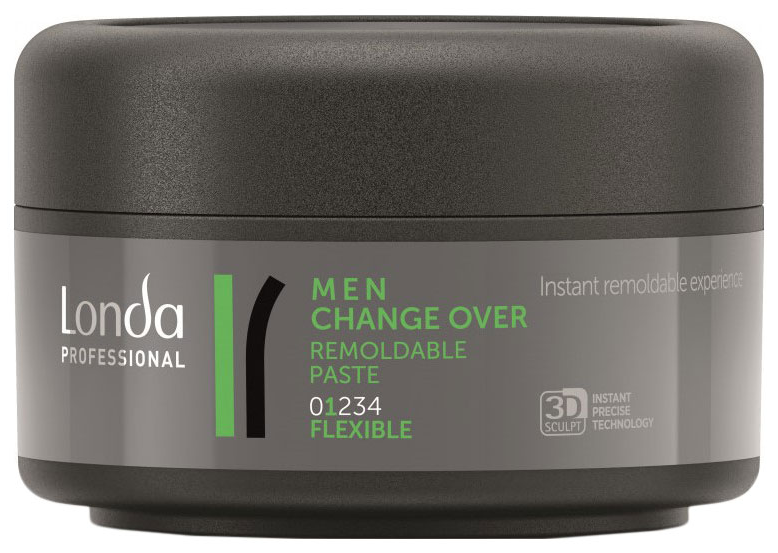 Londa Professional Men Change Over Пластичная паста для волос нормальной фиксации 75 мл.