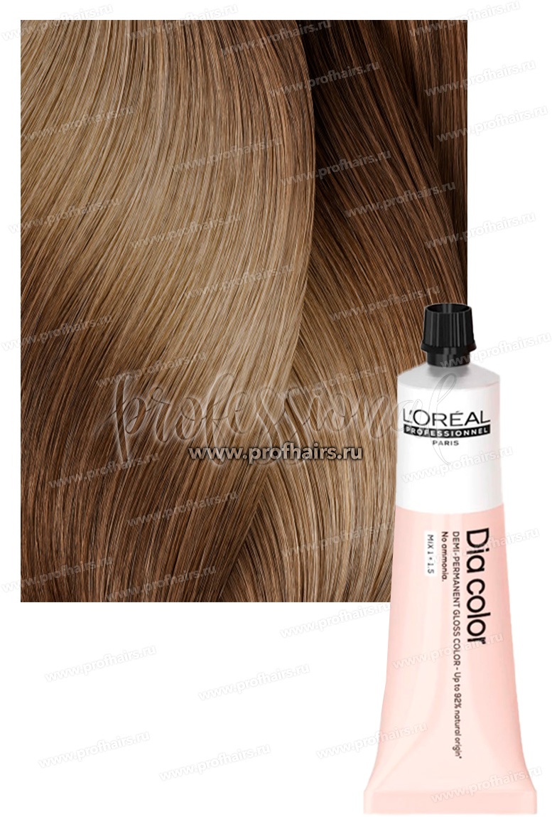 L'Oreal Dia Color Краситель-блеск демиперманентный 8.13 Светлый блондин пепельно-золотистый 60 мл.