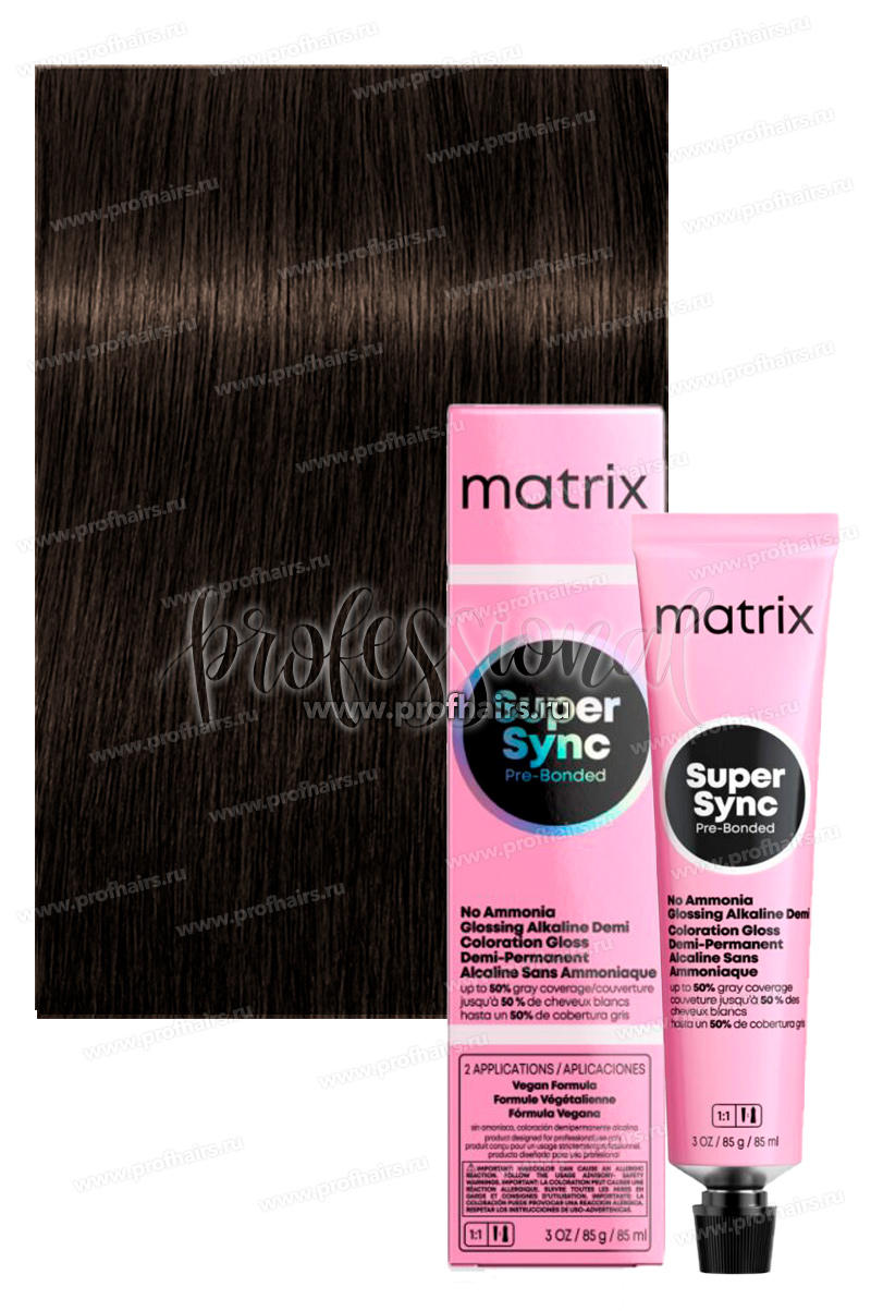 Matrix SoColor Sync Pre-Bonded 6N Темный блондин 90 мл.
