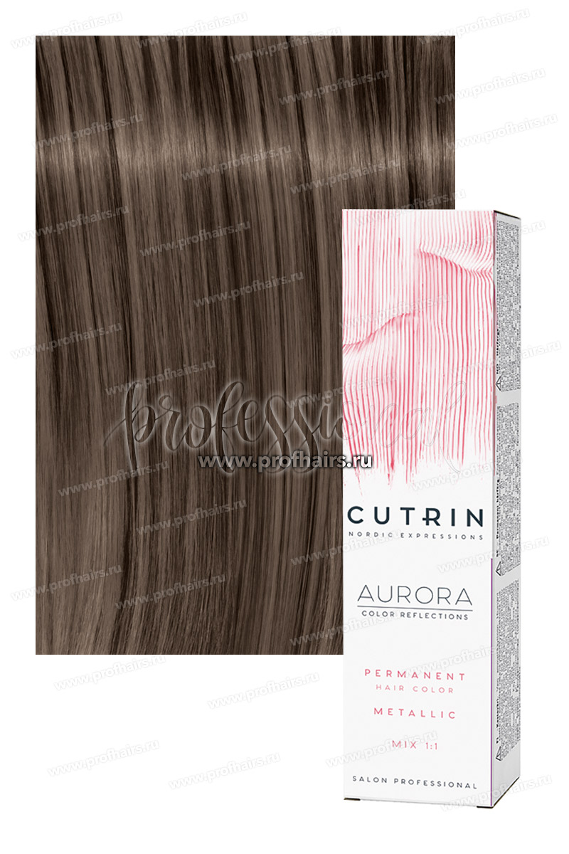 Cutrin Aurora 8MS Серебристо-песочный блонд Крем-краска для волос 60 мл.