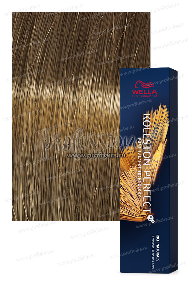 Wella Koleston Rich Natural 6/3 Темный блонд золотистый Пралине 60 мл.