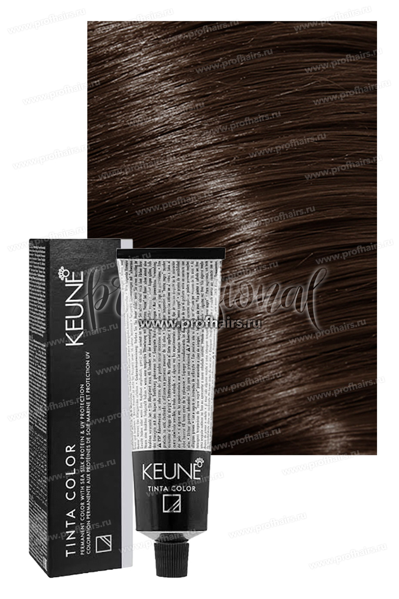 Keune Tinta color Стойкая краска для волос 4 Шатен 60 мл.