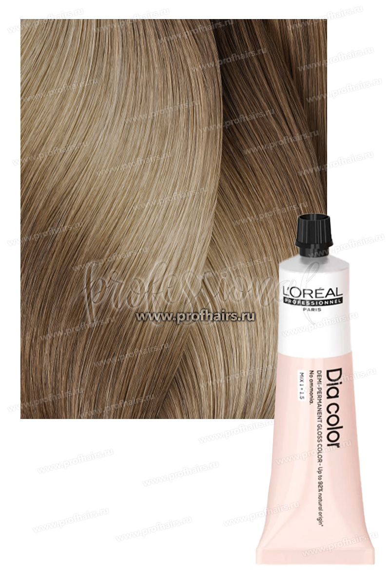 L'Oreal Dia Color Краситель-блеск демиперманентный 9.13 Очень светлый блондин пепельно-золотистый 60 мл.