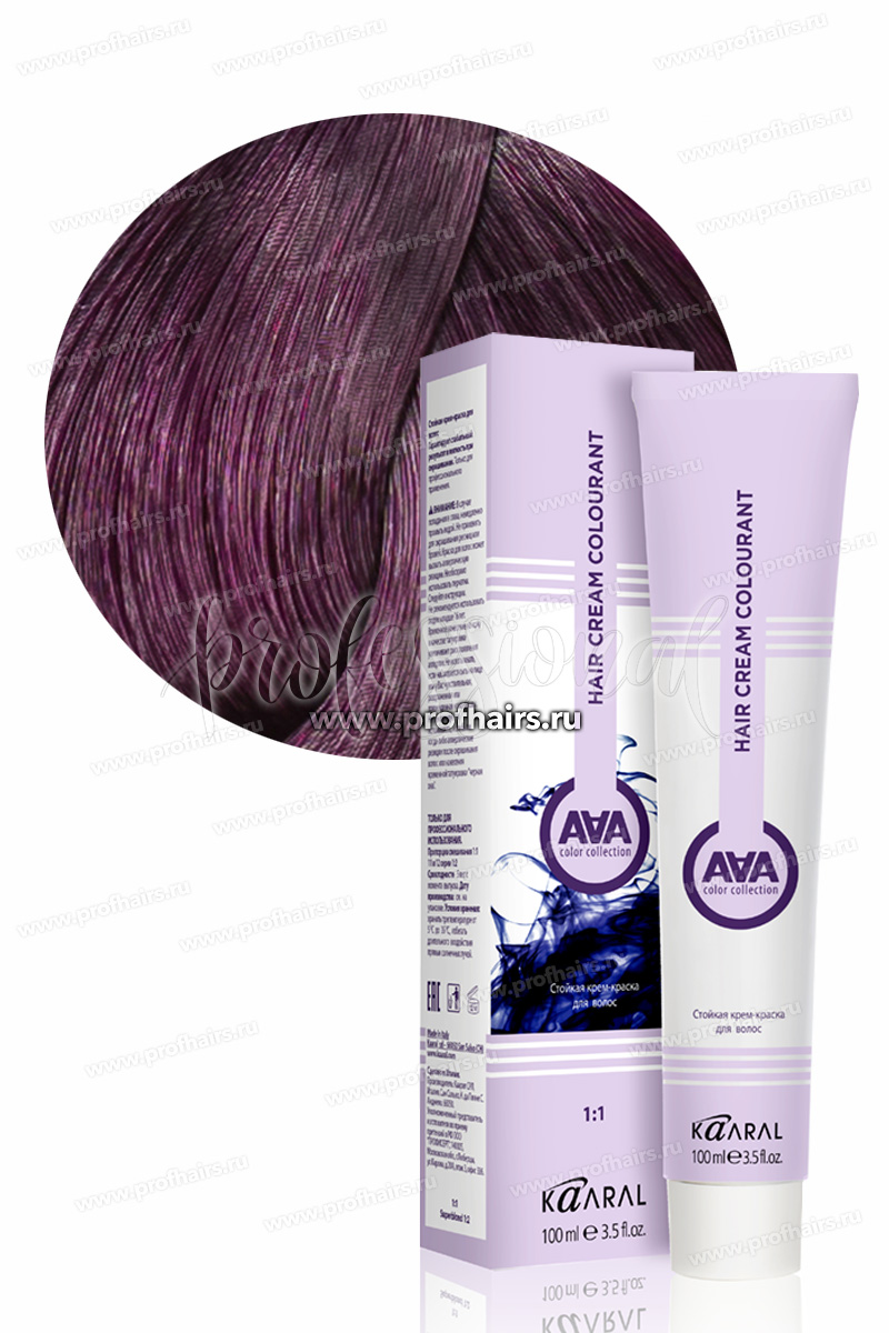 Kaaral AAA Стойкая краска для волос Magenta фуксия корректор 100 мл.