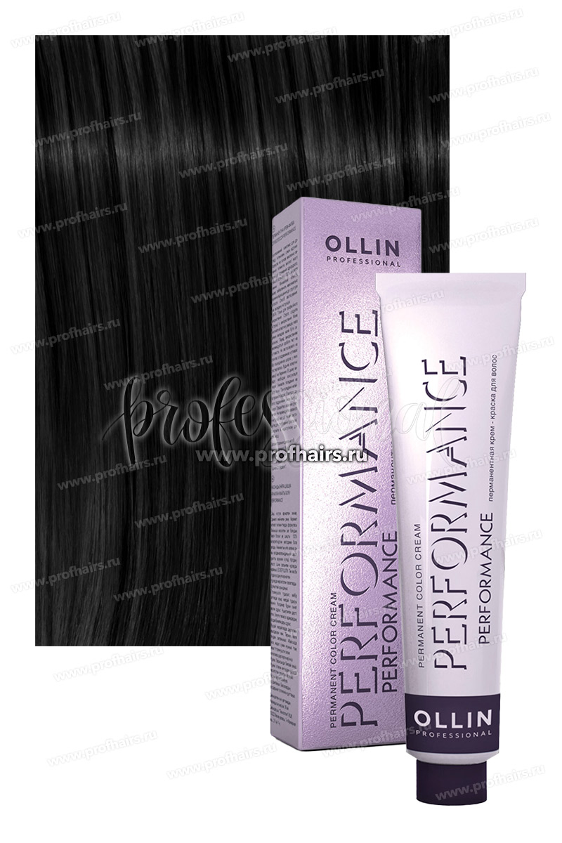 Ollin Performance 2/0 Чёрный натуральный 60 мл.