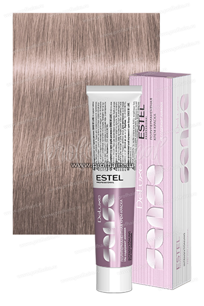 Estel Sense DeLuxe 10/76 Светлый блондин коричнево-фиолетовый  Полуперманентная крем-краска 60 мл.
