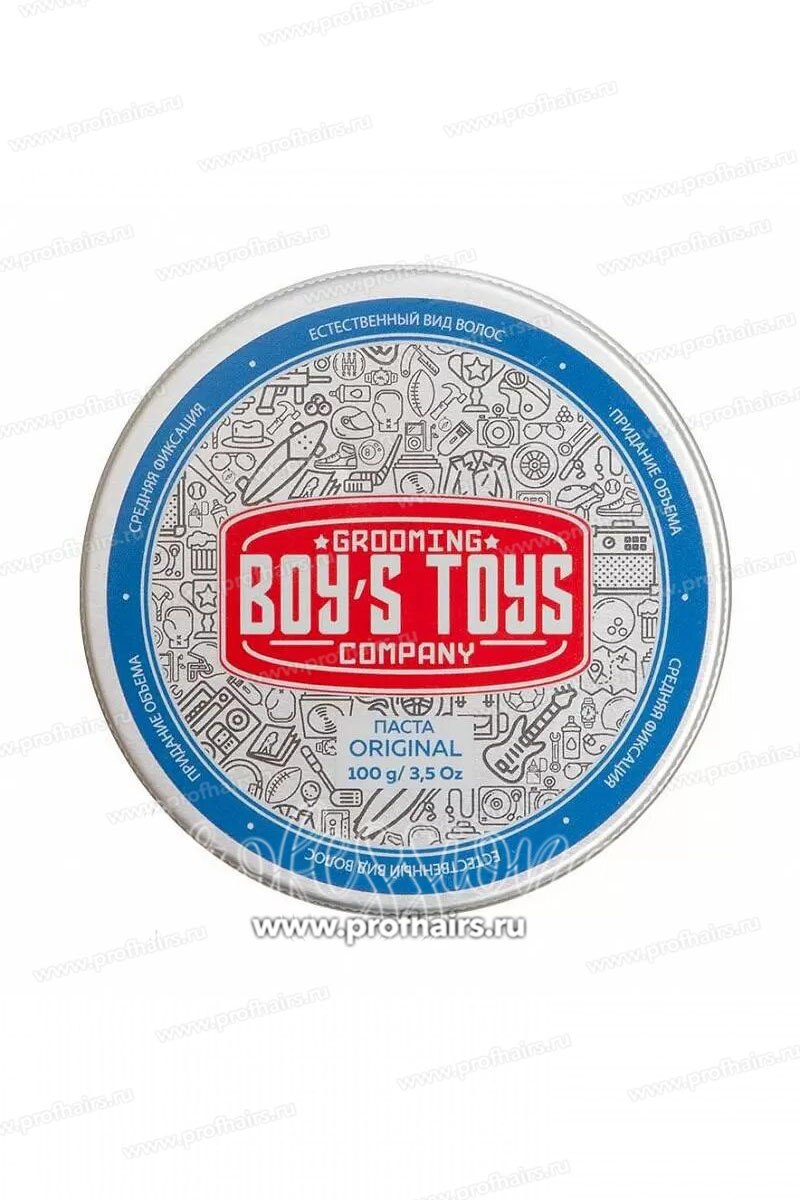 Boys Toys Original Defining Matte Paste Паста для укладки волос средней фиксации с низким уровнем блеска 100 мл.