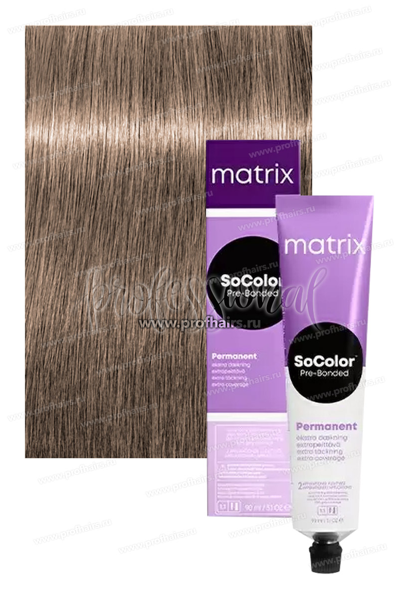 Matrix SoColor Pre-Bonded 509NA Очень светлый блондин натуральный пепельный 90 мл.