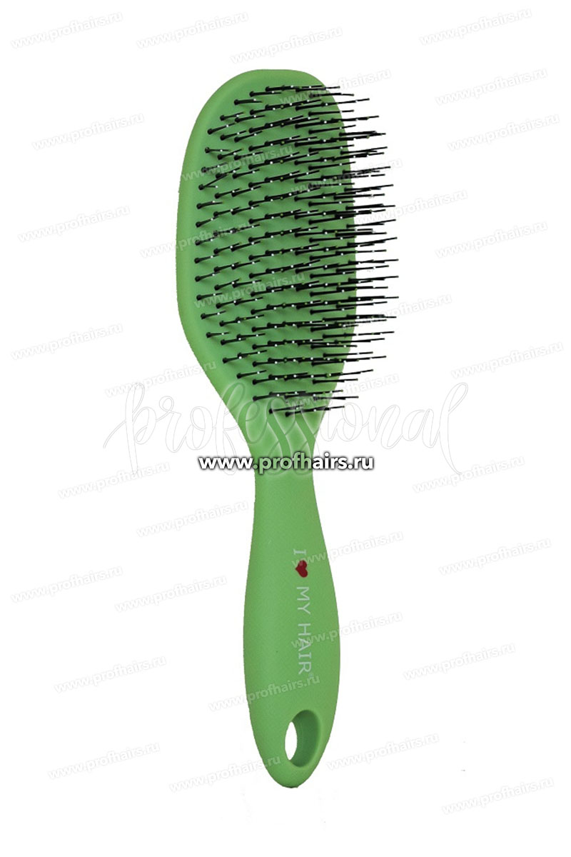 Ginko Spider Classic 1502S Щетка для расчесывания волос Зеленая, матовая размер L