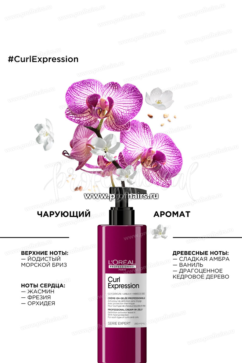 L'Oreal Curl Expression Крем-гель активирующий и очерчивающий завиток для всех типов кудрявых волос 250 мл.