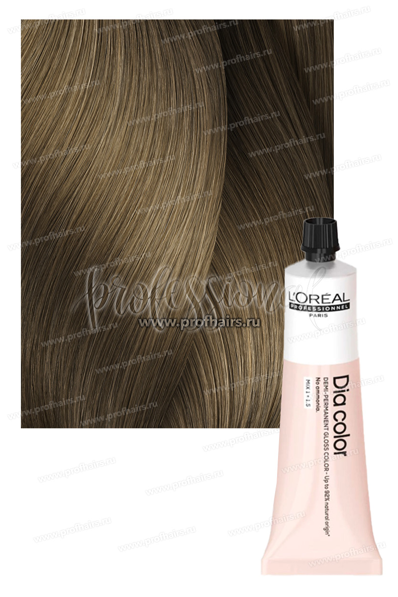 L'Oreal Dia Color Краситель-блеск демиперманентный 8 Светлый блондин 60 мл.