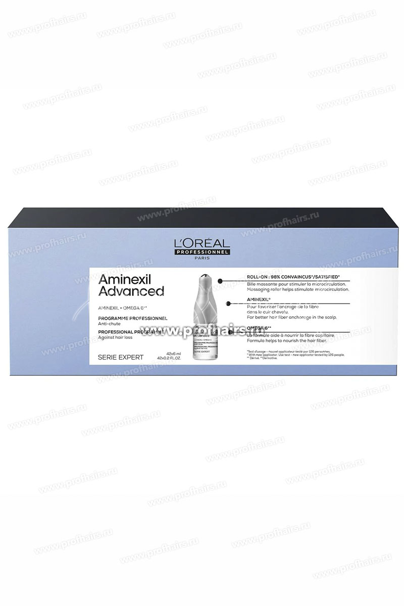 L'Oreal Aminexil Ампулы от выпадения волос 42 * 6 мл.
