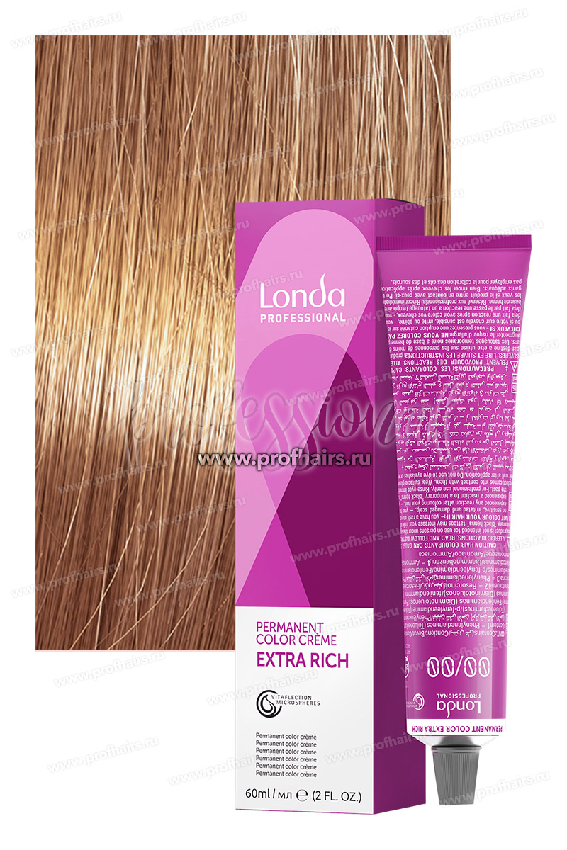 LondaColor 8/41 Светлый блонд медно-пепельный Стойкая крем-краска 60 мл.