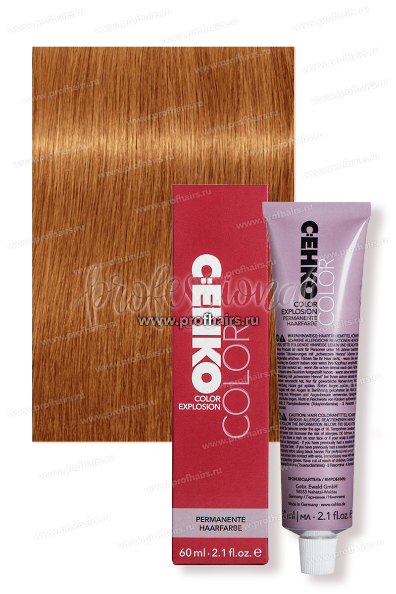 C:Ehko Color Explosion 8/34 Светло-русый золотисто-медный Крем-краска для волос 60 мл.