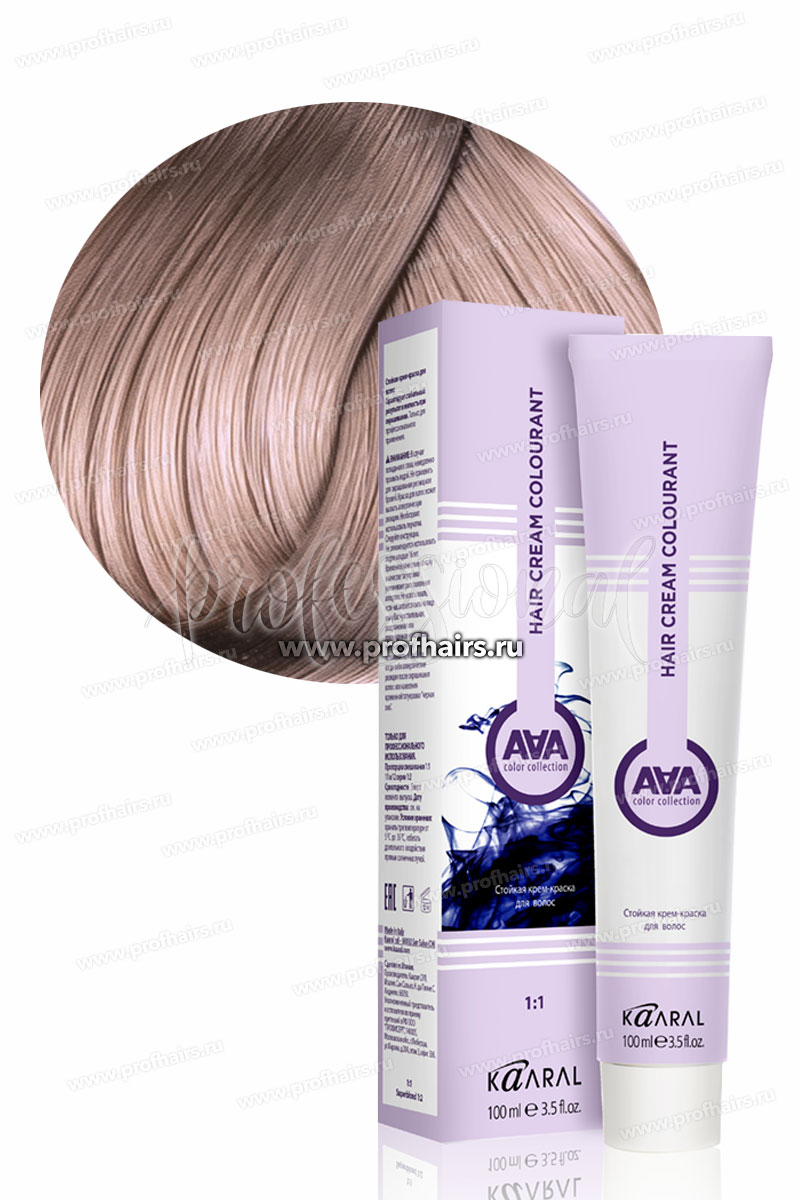 Kaaral AAA Стойкая краска для волос 9.9 Очень светлый блондин сандрэ 100 мл.
