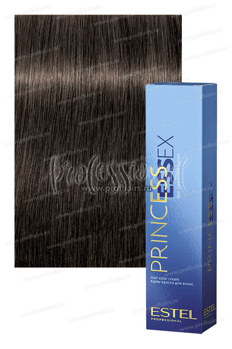 Estel Princess Essex 4/0 Шатен  Крем-краска для волос 60 мл.