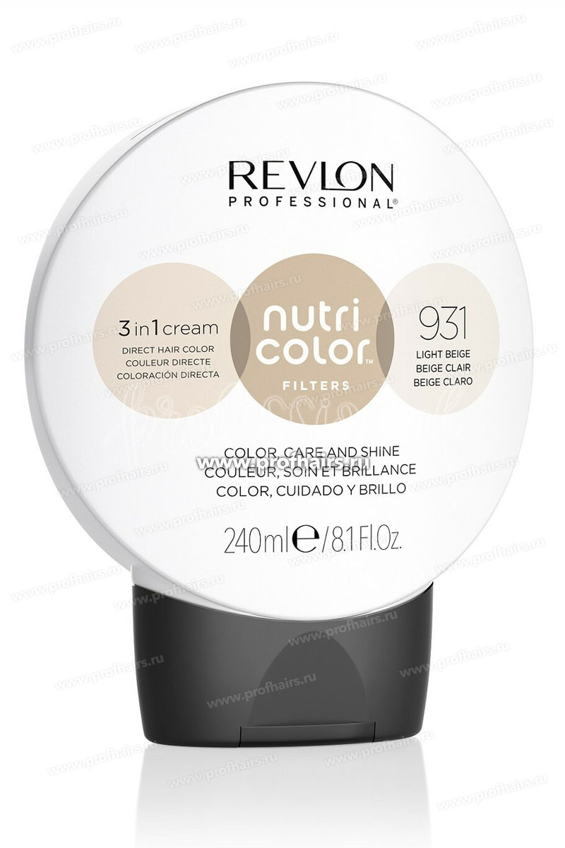 Revlon Nutri Color Filters 931 Светло-бежевый 240 мл.