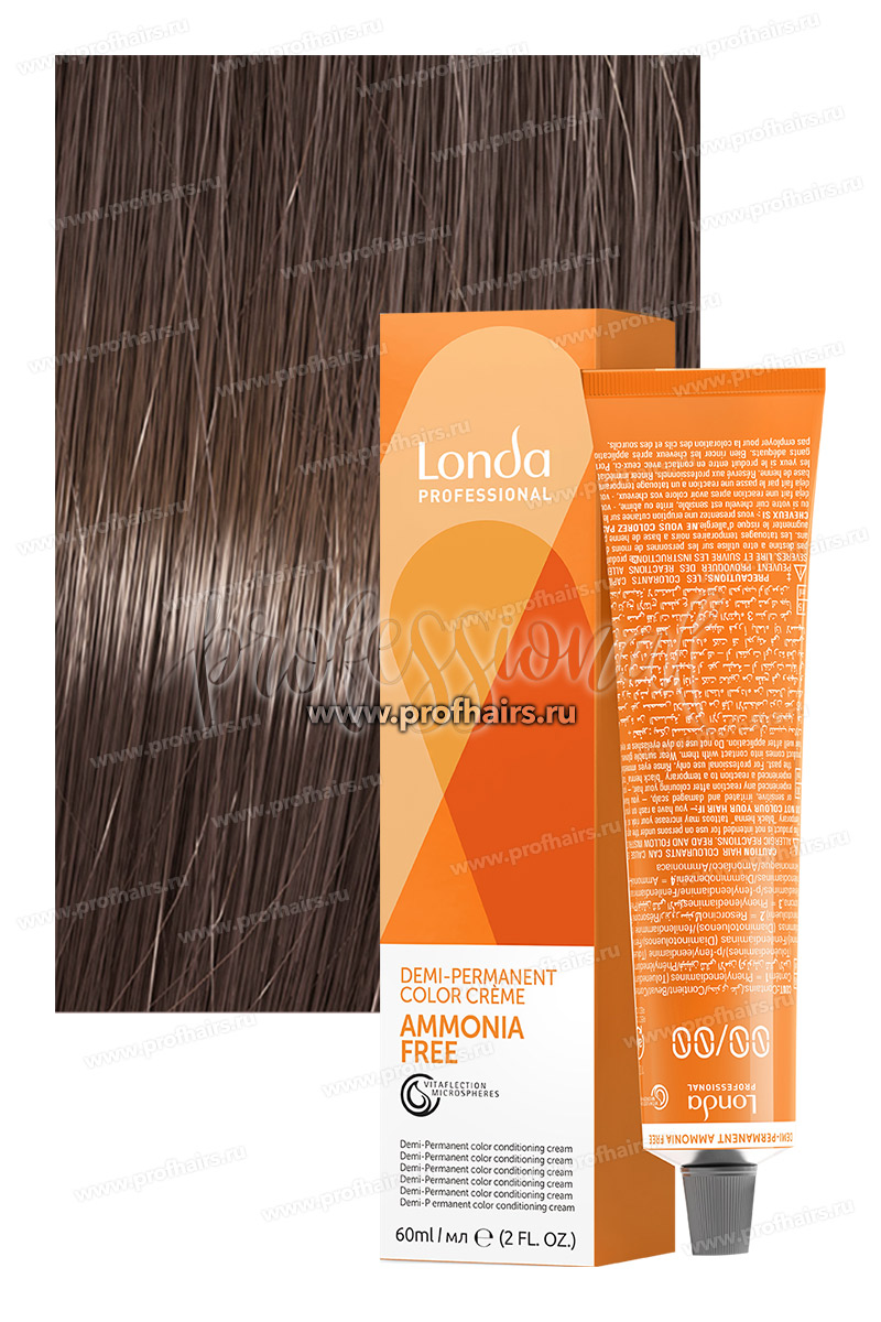Londa Ammonia-Free 5/71 Светлый шатен коричнево-пепельный Интенсивное тонирование 60 мл.