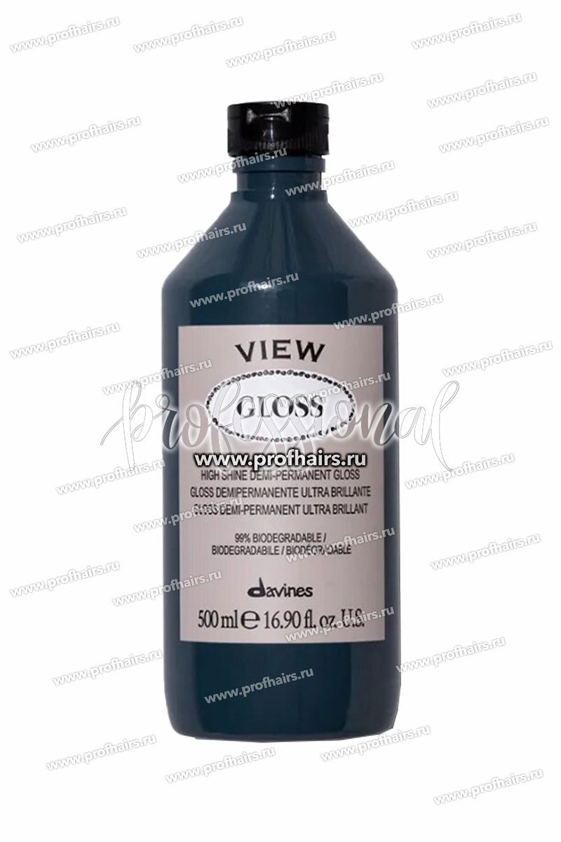 Davines View Полуперманентная тонирующая краска с кислым PH Gloss Глянец 500 мл.